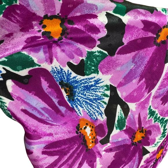 Work Habits VINTAGE jacquard floral print sweater skirt & Scarf Set‎ Size MEDIUM - Picture 2 of 11